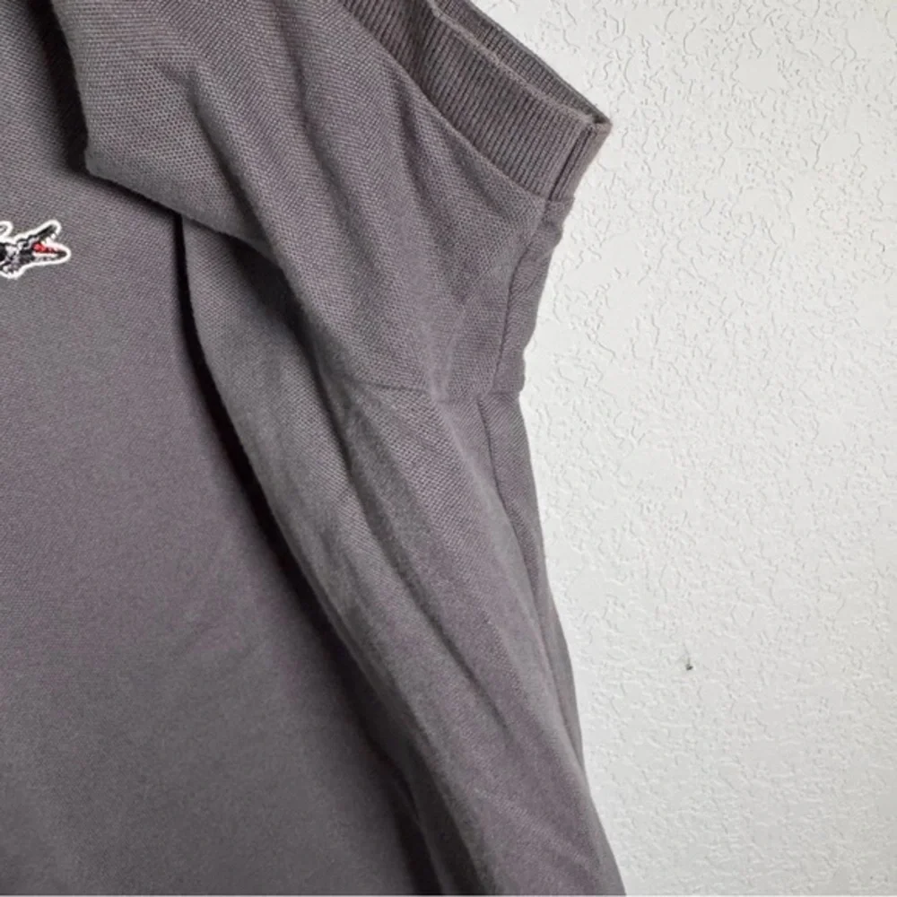 Lacoste Men's Polo‎ Shirt Short Sleeve Dark Gray Size 8 (3XL) - Picture 4 of 8
